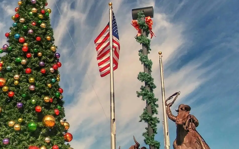 Stockyards City Tree Lighting