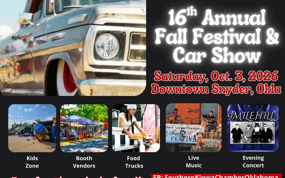 Southern Kiowa Chamber Fall Festival & Car Show