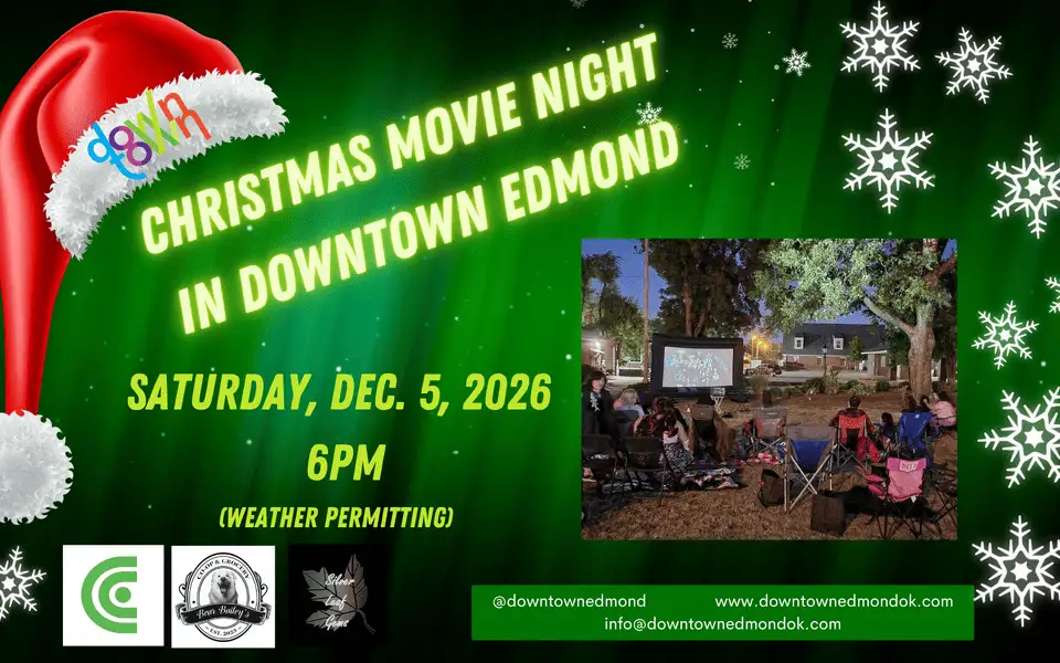 Christmas Movie Night in Downtown Edmond