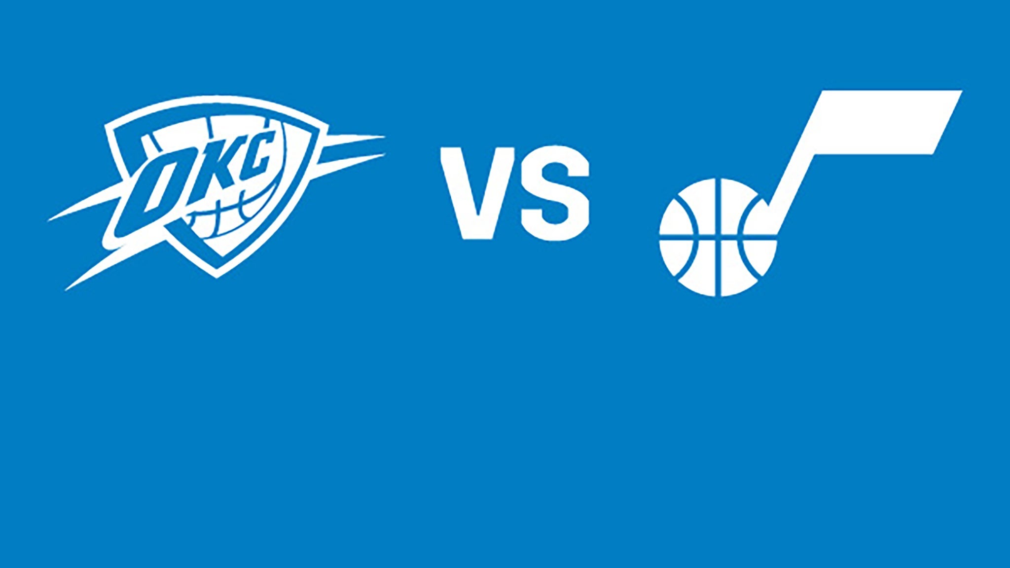 Oklahoma City Thunder vs. Utah Jazz